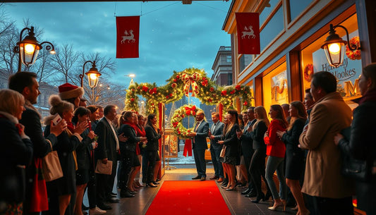 christmas grand opening ideas