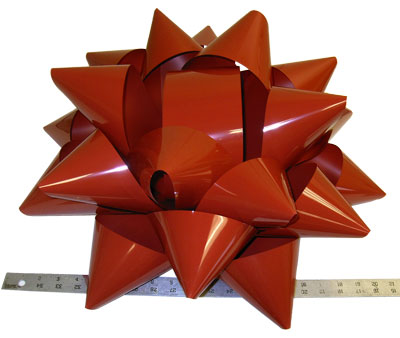 Decorating for the Holidays Part 1: Giant Bows - Golden Openings