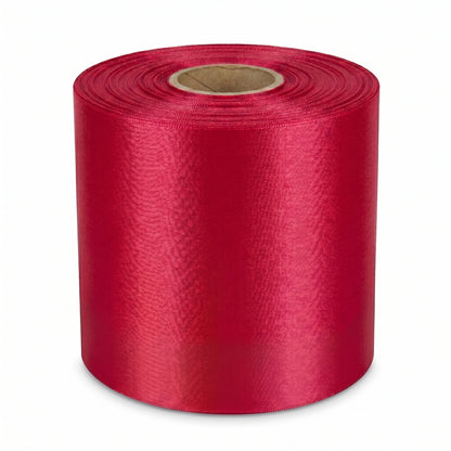4 Inch Wide Plain Satin Ribbon