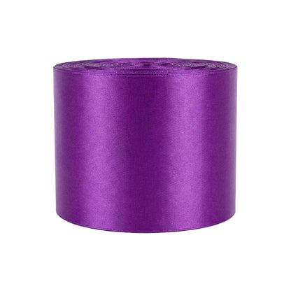 4 Inch Wide Plain Satin Ribbon