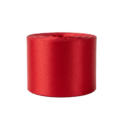 4 Inch Wide Plain Satin Ribbon