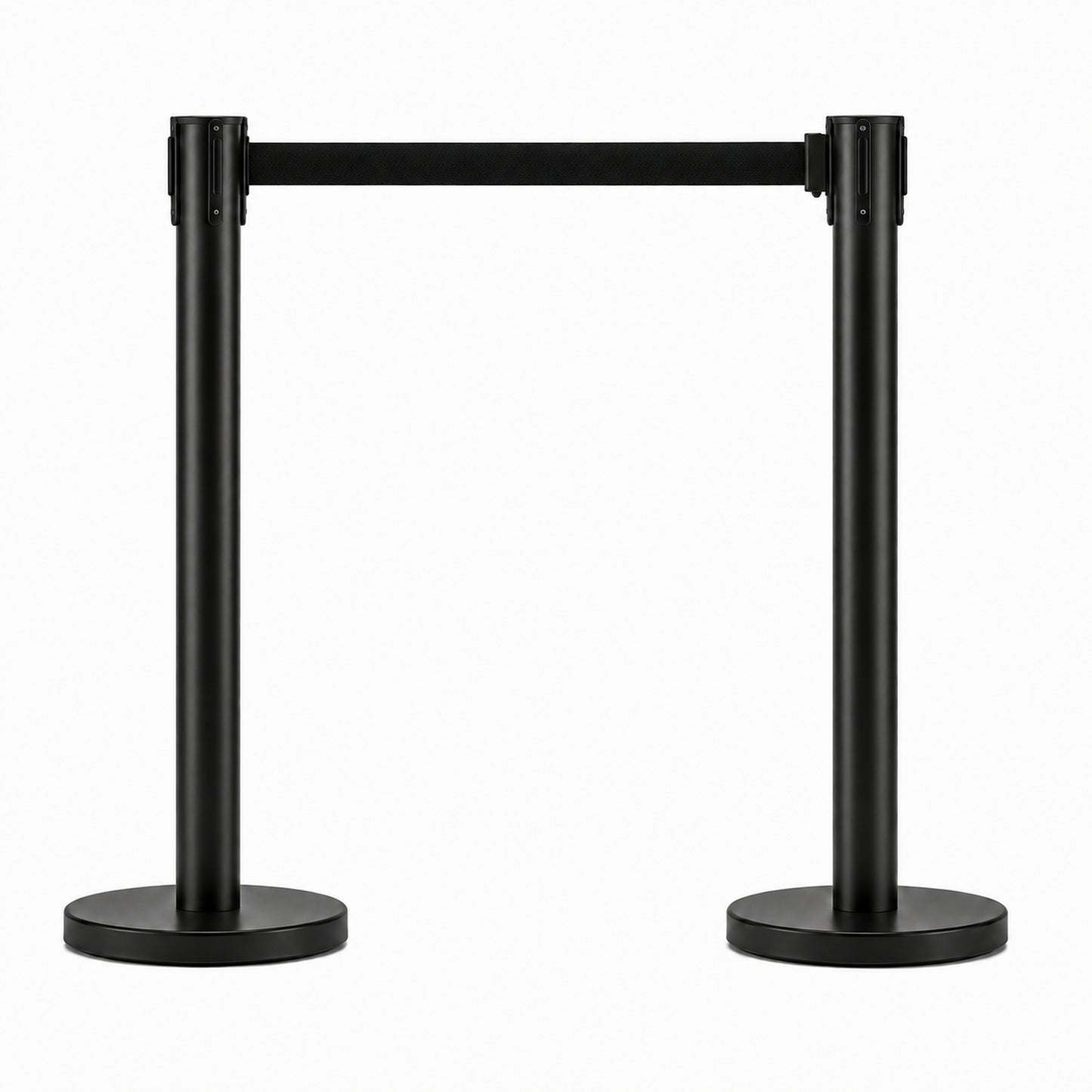 Pair of Colored Retractable Belt Stanchions