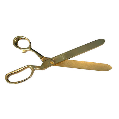 12 Inch Gold Plated Ceremonial Scissors