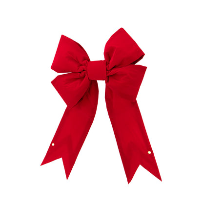 3-D Giant RED Velvet Building Bow