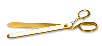 15 inch GOLD Plated Ceremonial Scissors