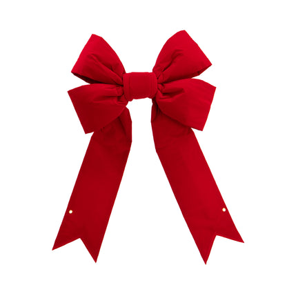 3-D Giant RED Velvet Building Bow