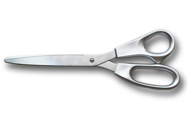 Premium 25 inch Silver Handles Silver Blade Scissors