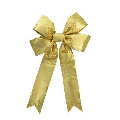 Metallic Gold Lamé Bow