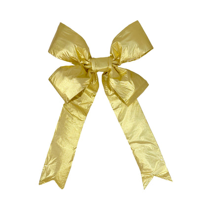 Metallic Gold Lamé Bow