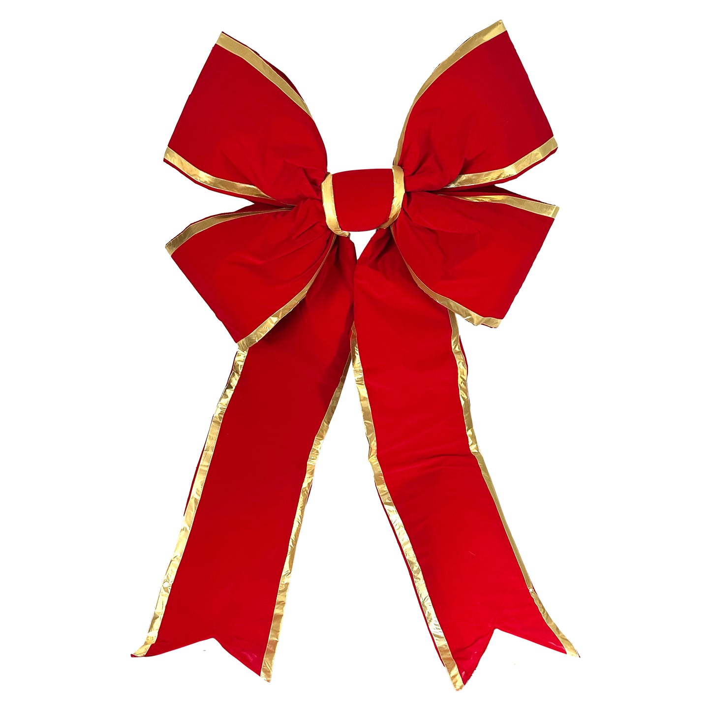 3-D Giant RED Velvet Building Bow