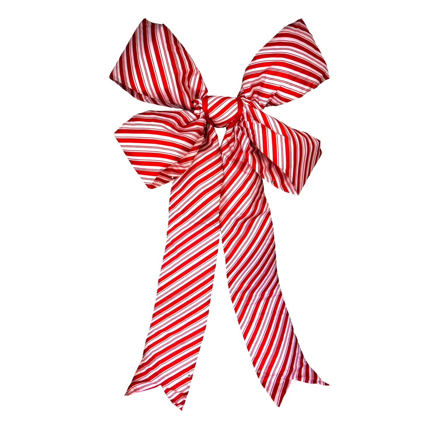 Candy Cane Stripe Nylon Bow