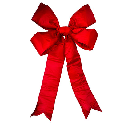 3-D Giant RED Nylon Building Bow
