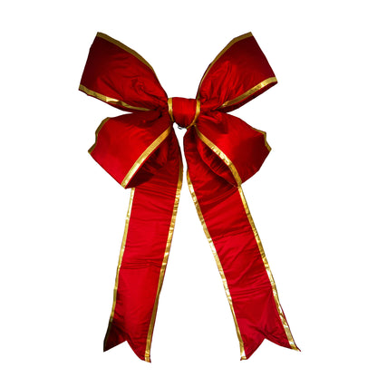 3-D Giant RED Nylon Building Bow