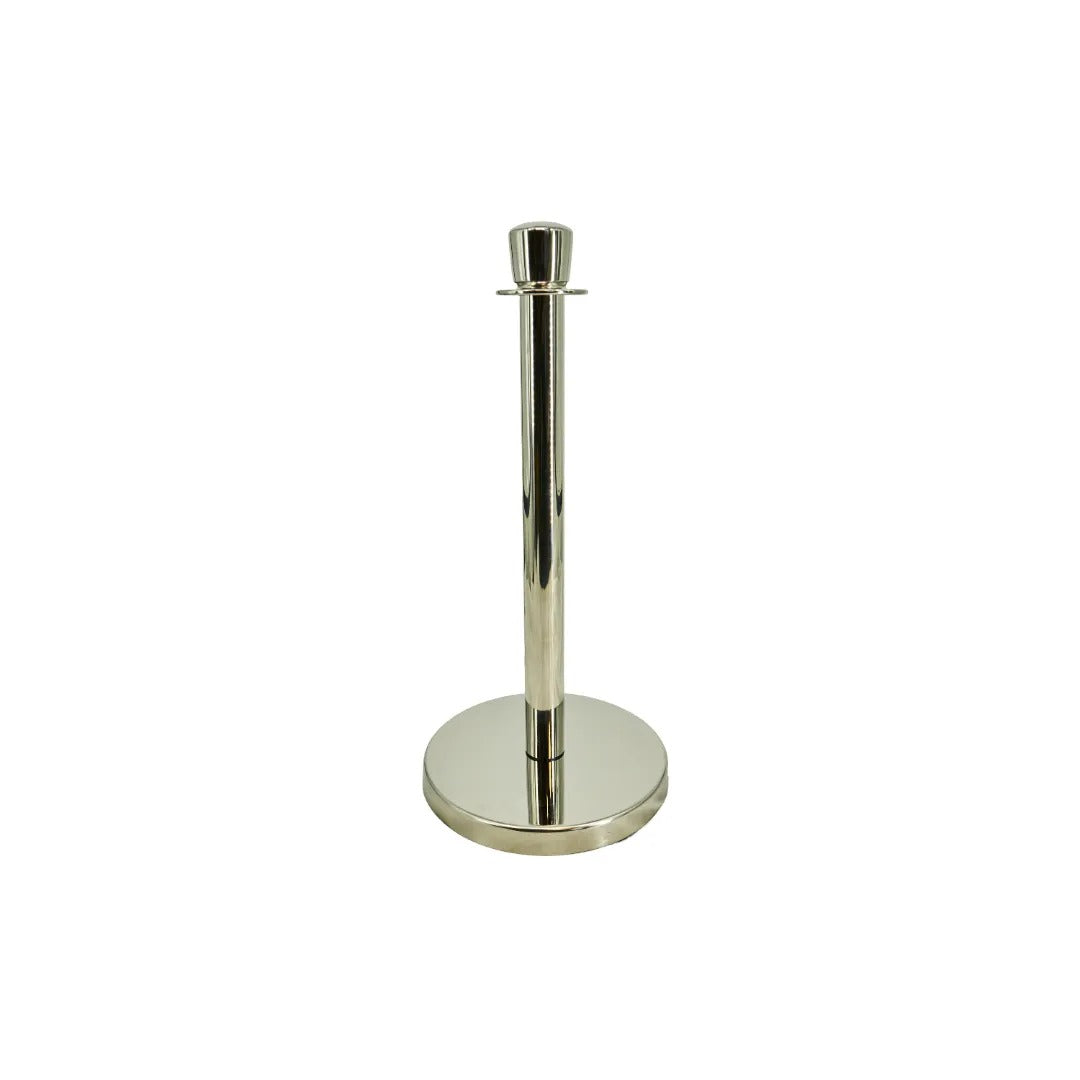 Mini Golden Brass or Chrome Metal Stanchion