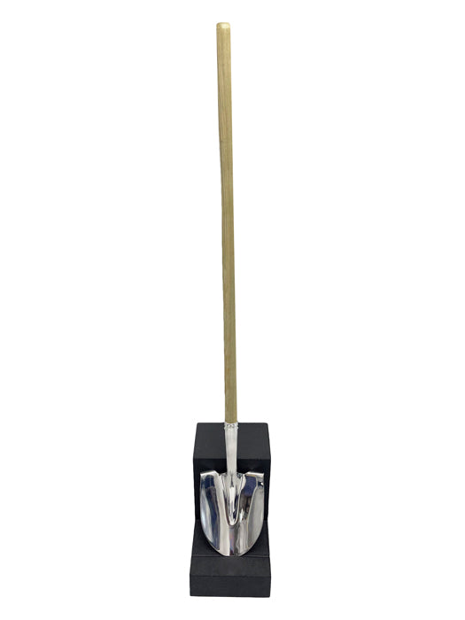 Chrome Shovel with Long Handle