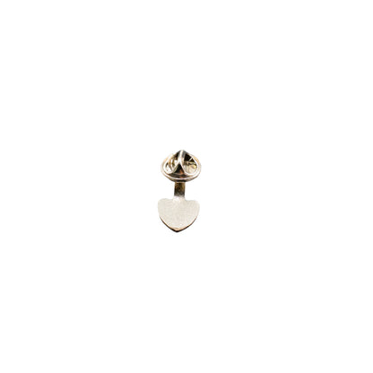 Gold or Silver Plated Shovel Lapel Pin - Small