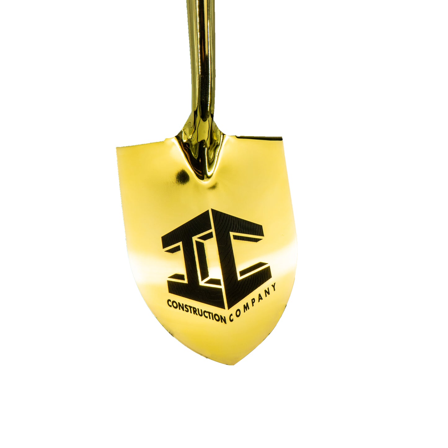 Show Stopping Gold Plated Flat Ceremonial Shovel