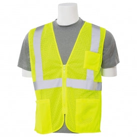 Safety Vest with Pockets & Zipper
