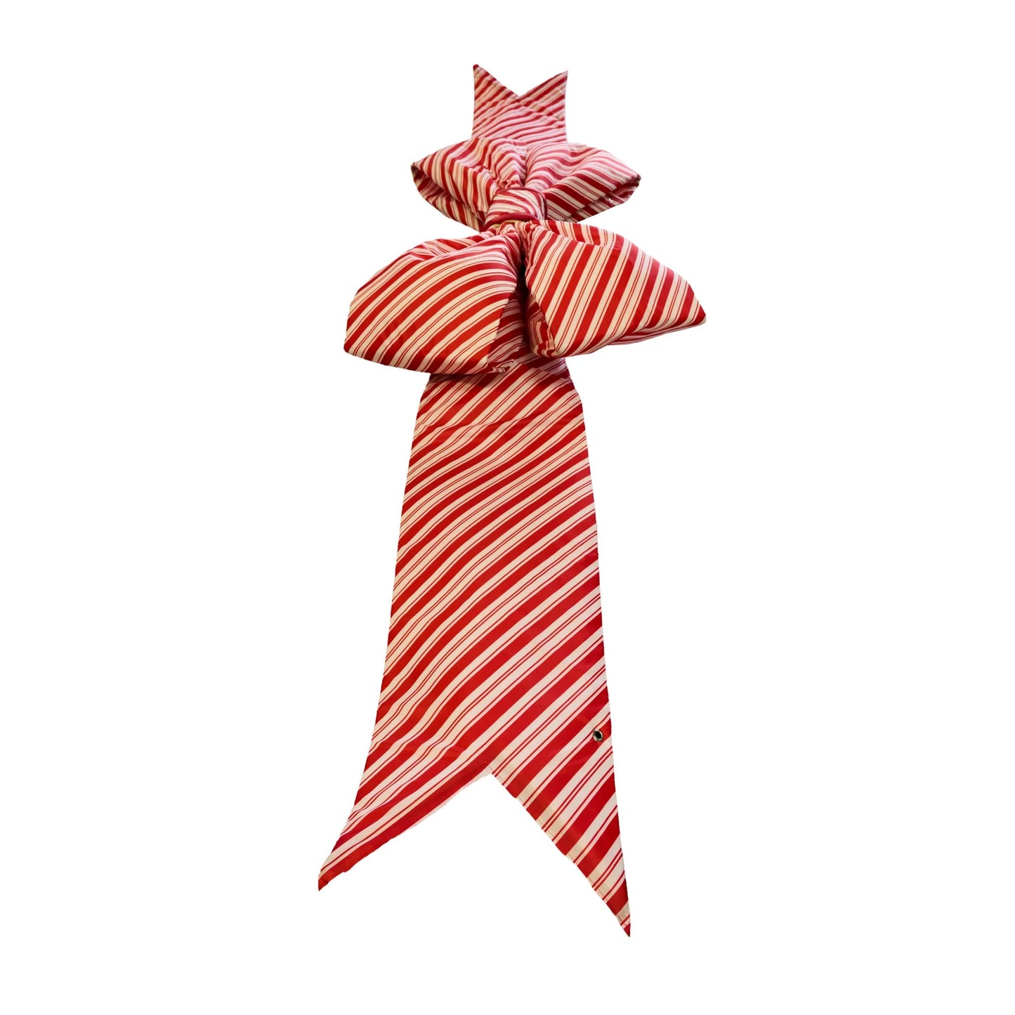 Giant 60 inch Candy Cane Striped Bow