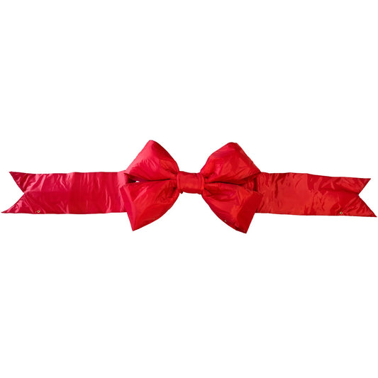 3-D Giant RED Velvet Building Bow