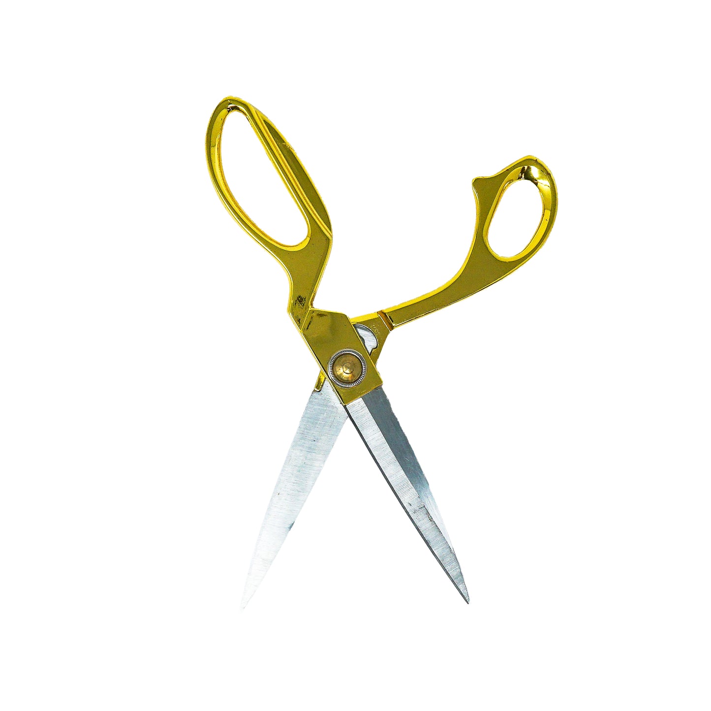 9.5 Inch Gold and Chrome Handle Scissors