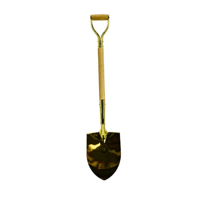 Show Stopping Gold Plated Flat Ceremonial Shovel