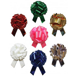 12 Inch Metallic Pull Bows