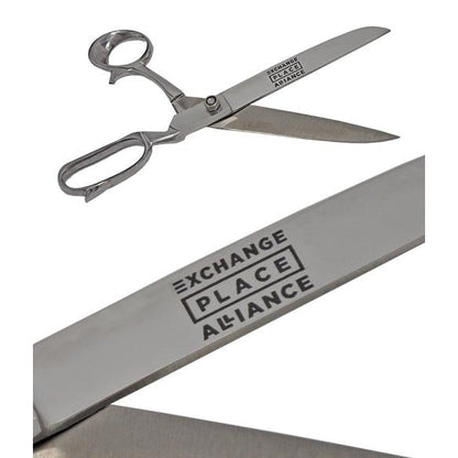 13 Inch Chrome Plated Scissors with Engraving