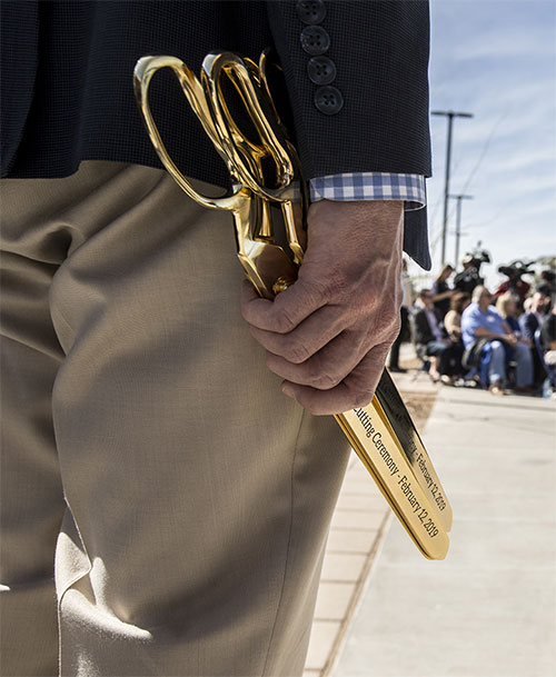 15 inch GOLD Plated Ceremonial Scissors