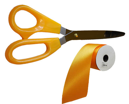 Giant 25 Inch High Gloss Colored Handle Scissors With Mirror Plated Blades