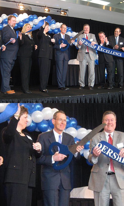 Royal Blue 3 Foot Ceremonial Scissors Cutting Ceremonial Ribbon