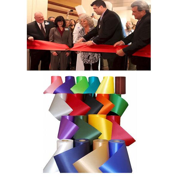 6 Inch Wide Ribbon - Plain Satin Ribbon | Golden Openings