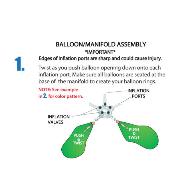 Indoor Reusable Balloon Tower Kit Setup Instructions - Part 1