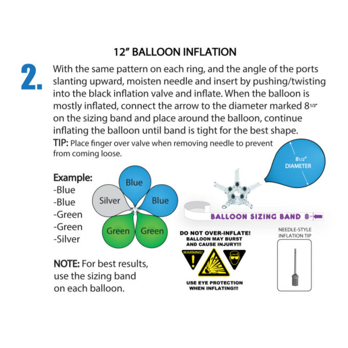 Indoor Reusable Balloon Tower Kit Setup Instructions - Part 2