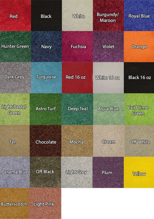 Carpet Color Chart