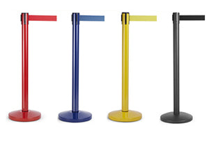 Colored Retractable Belt Stanchions