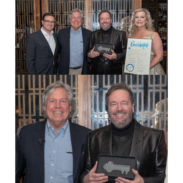 6 Inch Crystal Key Award