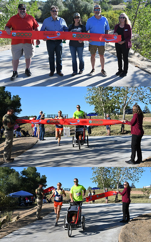 Red Finish Line Ribbon