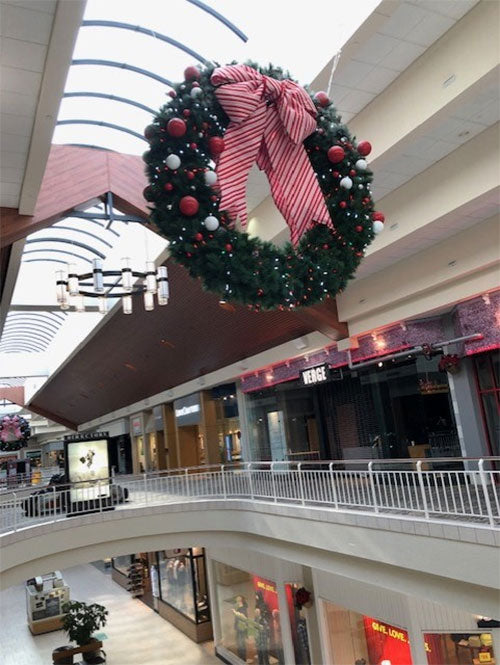 Giant 60 inch Candy Cane Striped Bow