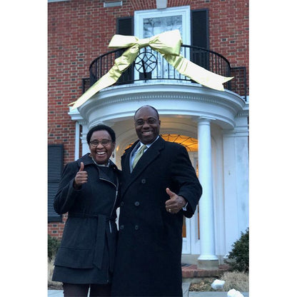 Giant Gold Building or Car Bow