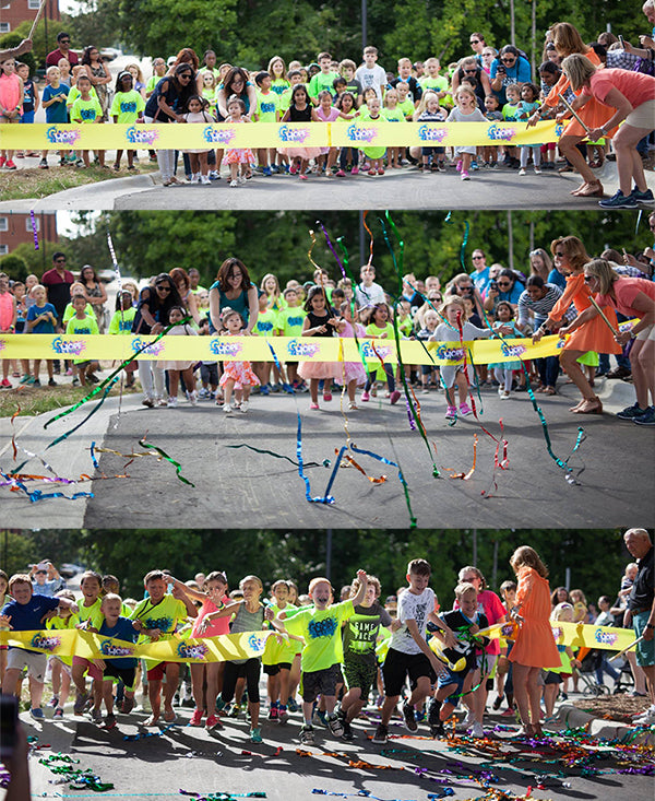 Yellow Finish Line Ribbon