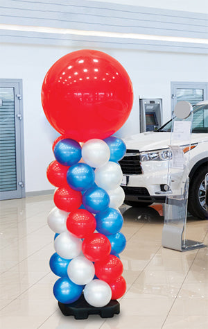 7 Foot Reusable Balloon Tower - Spiral Effect