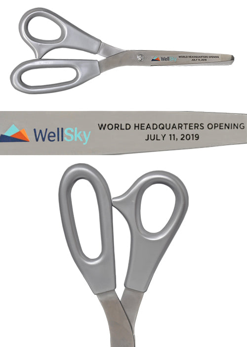 Premium 25 inch Silver Handles Silver Blade Scissors