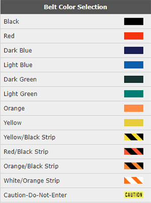 Belt Color selection