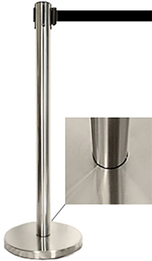 Stainless Steel Retractable Belt Stanchion