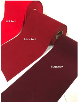 Three variants of red velvet shades