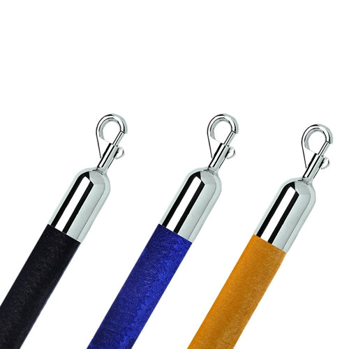 Custom Velvet Rope Colors - Black, Blue, Gold