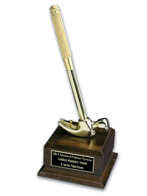 Executive Desk Gold Hammer Keepsake