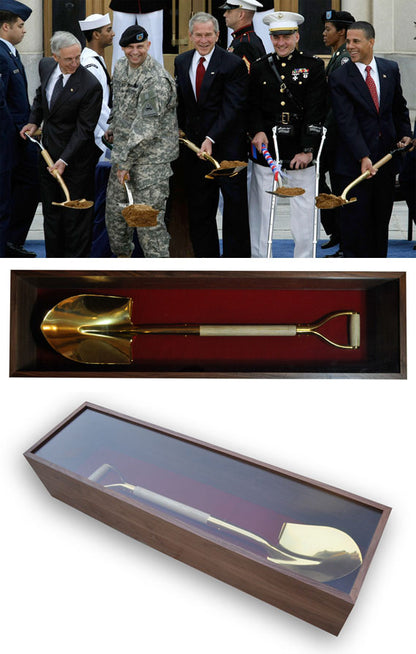 Groundbreaking Shovel Display Case