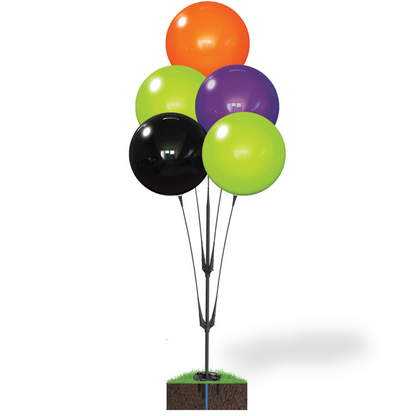 Seasonal Tough Cluster Reusable 5-Balloon Pole Kit